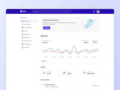 Subscription Management Dashboard