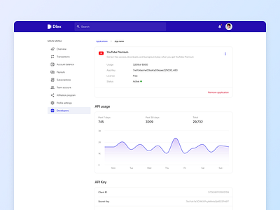 Nile Dashboard & Design system