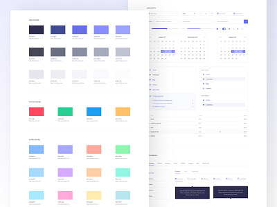 eCommerce kit Style guide colors palette design system dlex guide guideline icons menu table ui ui elements ux