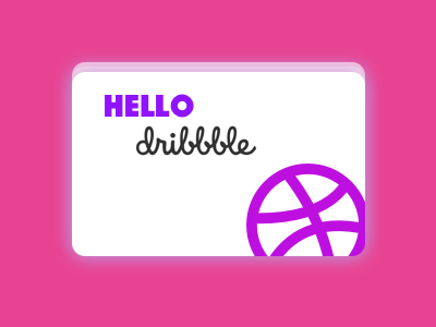 Hello Dribbble