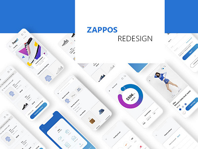 Zappos Redesign ecommerce mobile app ui