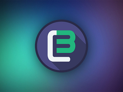 Bold Effect (Logo Concept 1) be blurred bold effect flat green identity illustration logo purple