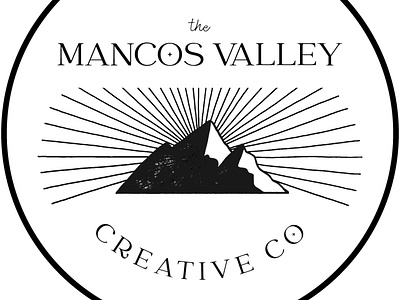 Mancos Valley Creative Logo branding design illustration logo typography vector