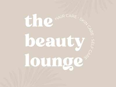 the beauty lounge - beige branding design illustration typography