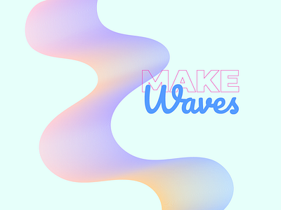 Experiments part 2 blend tool branding bright colors curvature tool curve design experiment gradient gradients phrases sayings summer typography vector