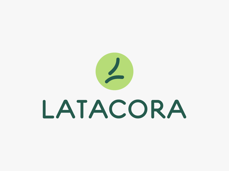 Logo for Latacora green estilo identity branding logo