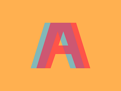 The Letter A a letter transparency type typography