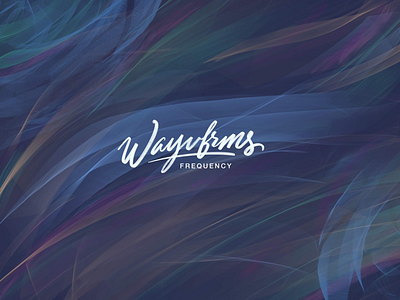 Wayvfrms album cover calligraphy ipad pro lettering procreate typography waves