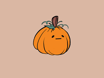 Adorangeble Pumpkin illustration pumpkin procreate
