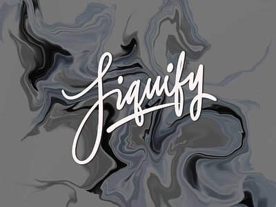 Liquify calligraphy ipadpro lettering liquify procreate type