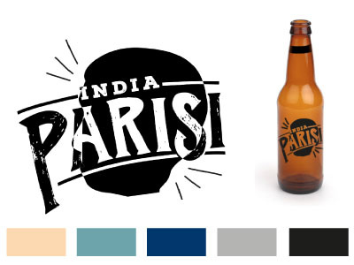 Parisi - beer logo argentina beer design graphic design identity india logo logotype manual packaging santa cruz