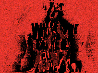 Welcome to hell black collage graphic design grunge grunge texture hell illustration lettering red textured typography