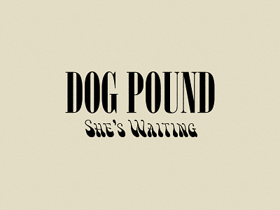 She's Waiting Album Artwork design graphic design lettering texture typography