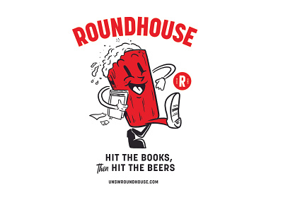 Roundhouse UNSW australia beer design food graphic design illustration lettering texture typography unswroundhouse unswroundhouse