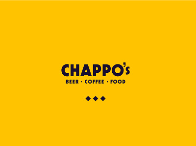 Chappo's Cafe branding coffee design graphic design illustration lettering logo logo design typography