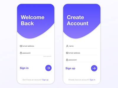 Daily UI 1 app clean dailyui design inspiration login minimal mobile signup sketch user experience user interface ux ui