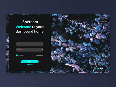 Login - Dark Mode art design interface logo ui ux