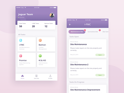 #Exploration (Task Management) app exploration management purple soft task task app ui deisgn