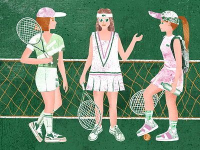 Lacoste Inspiration character character design character illustration fashion illustation illustration lacoste tennis