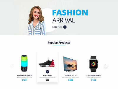 FashionClick design ecommerce fashionclick grid interface layout online product catalog shop shopping website