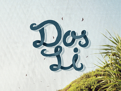 Dos Li lettering logo