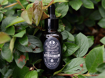 Vlad Waxula's Beard Oil lettering packaging beard oil hand made poured vlad waxula label wax grooming