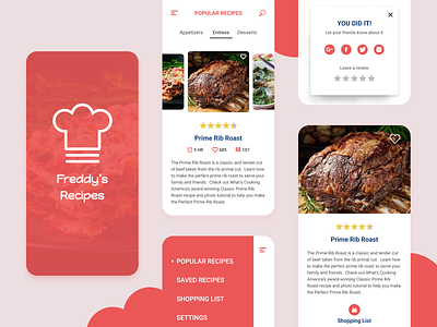 Food Recipe Mobile App design mobile mobile app mobile app design mobile app ui mobile application ui ui design ux ux design