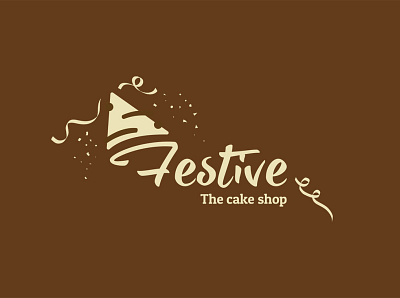 Festive a cake shop logo branding cake shop cake shop logo logo logo design branding logo design concept logo designs logodesign logos