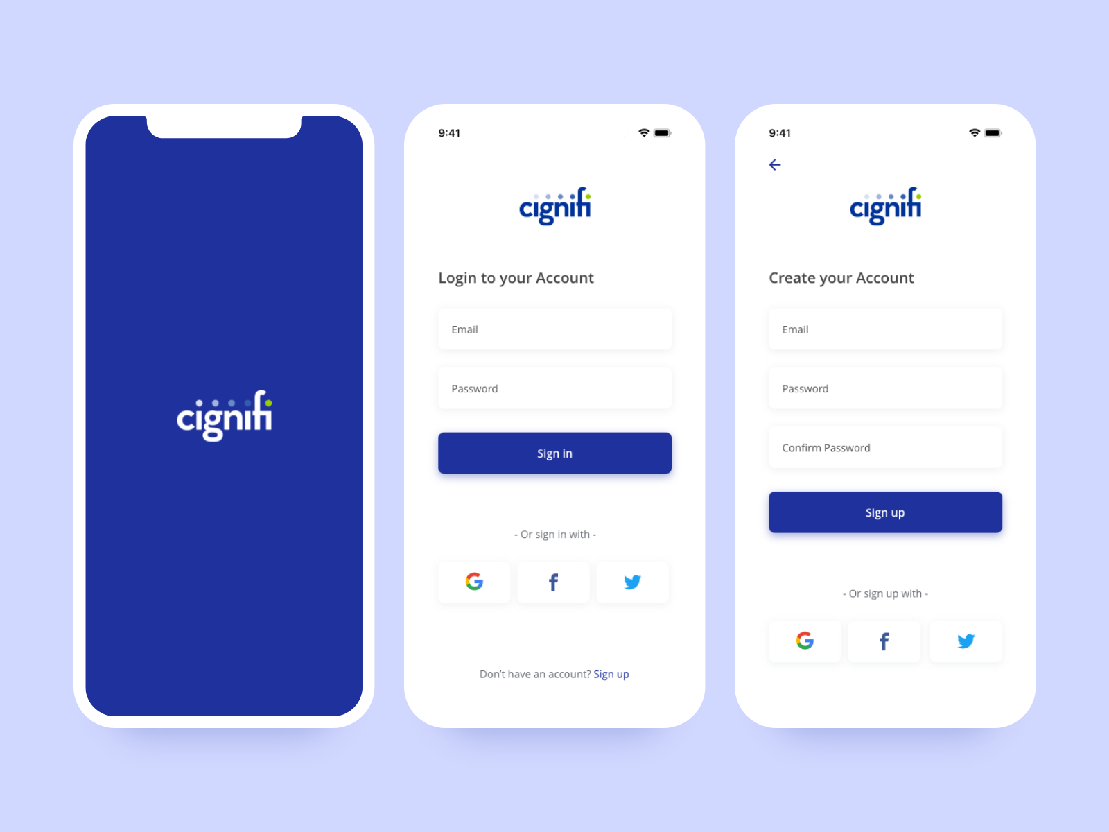 Mobile App Login Signup Ui Concept By Suraj Pujari On Dribbble