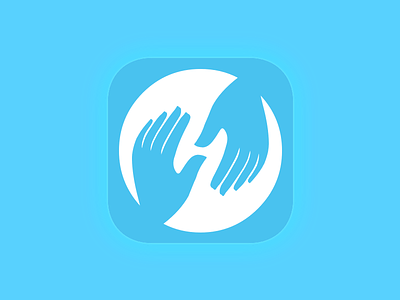 Transplant Hero iPhone app icon app icon hand hands hero iphone transplant hero