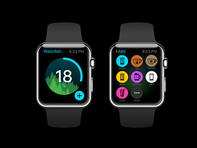 Apple Watch App for Waterbalance apple apple watch tracker watch water balance water tracker waterbalance