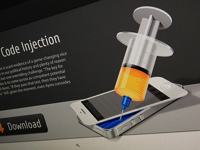 DCI code dynamic injection injector iphone page syringe tool web webpage website
