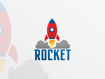 Rocket ai branding illustration illustrator logo rocket