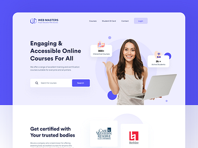 E-Learning Landing Page