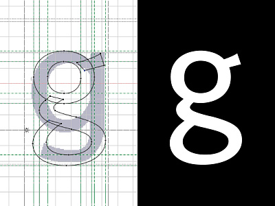 g and g font letter typeface typography work in progress