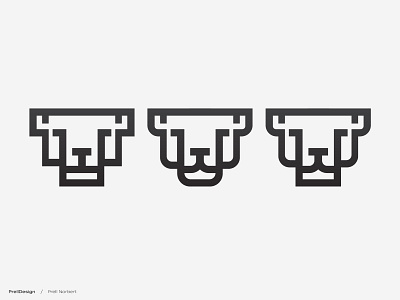 Pixeleo - WIP animal branding draft lion logo work in progress