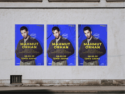 Mahmut Orhan Concert Poster Design branding design event marketing organization poster design typography