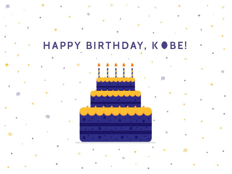 Happy Birthday, Kobe! by Joshua P. Miranda on Dribbble