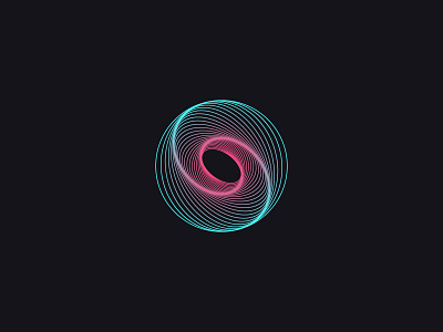 Spiral blur circle gradient round shape spiral