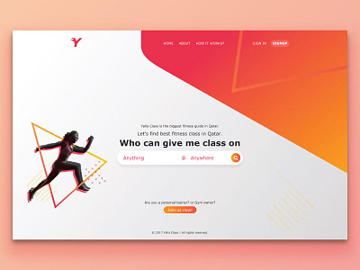 Yallaclass UI creative front end interface web design website design website interface