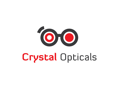 Crystal Opticals Logo Concept