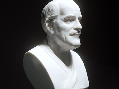 Imi Lichtenfeld - Bust (perspective) 3d bust freelance head human modeling people sculpting zbrush