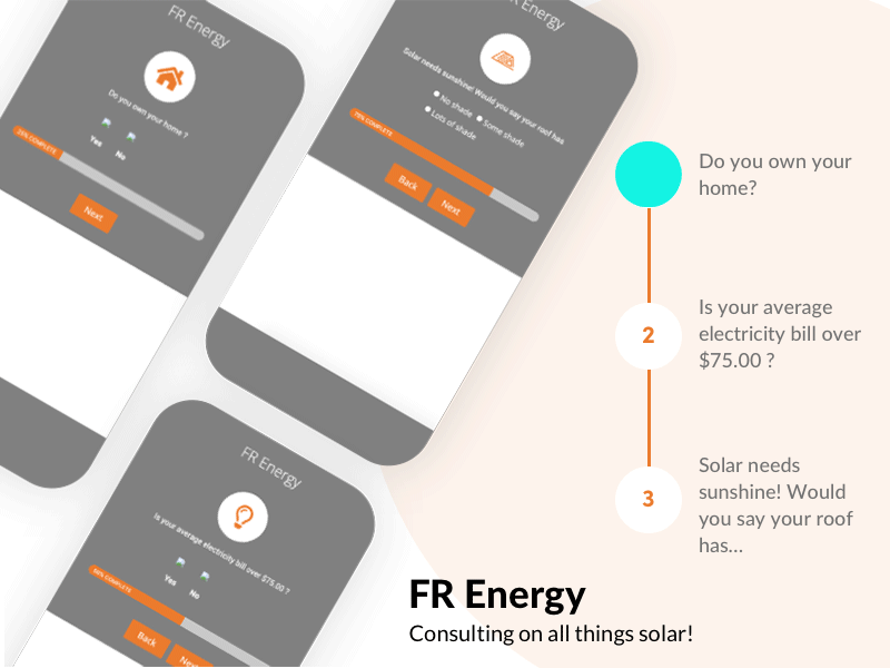 FR Energy Web Project brand identity clean design company branding ui webdesign website website design wordpress