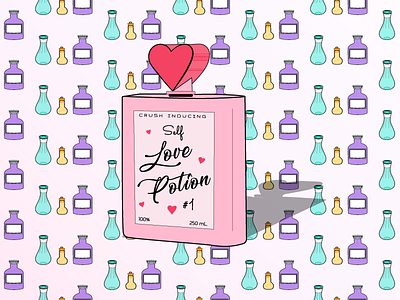 Self Love Potion design illustrator love potion self love
