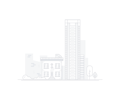 Landlord building 3 building business city cityscape house house illustration landlord real estate rent rental tenant ui ux