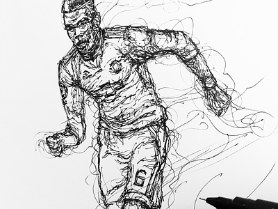 Unipen Fineliner Sketch line drawing scribble art sketching speed sketch