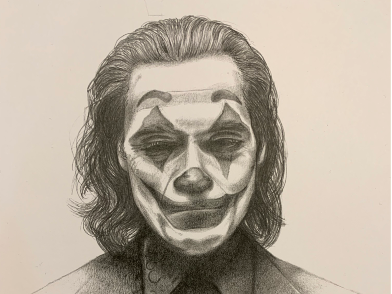 White Charcoal Joker Sketch at Rs 700/piece in Kanpur | ID: 23469692855