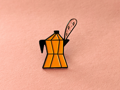 Magical Coffee Pin! accessories apparel cafetera coffee enamel pin espresso etsy magical coffee pin pin