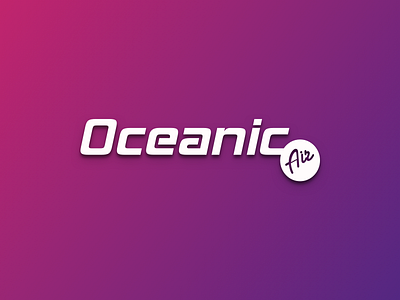 Oceanic Air - Logo airline branding design logo mark product design symbol