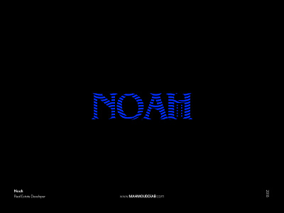 Noah | Logotype branding icons illustration letter mark logo logo collection logo design logodesign logofolio logotype visual identity